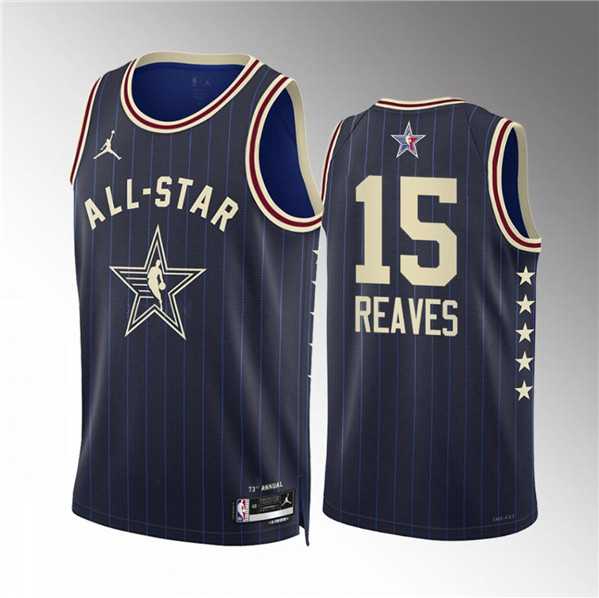 Mens 2024 All-Star #15 Austin Reaves Navy Stitched Basketball Jersey->2024 all star->NBA Jersey